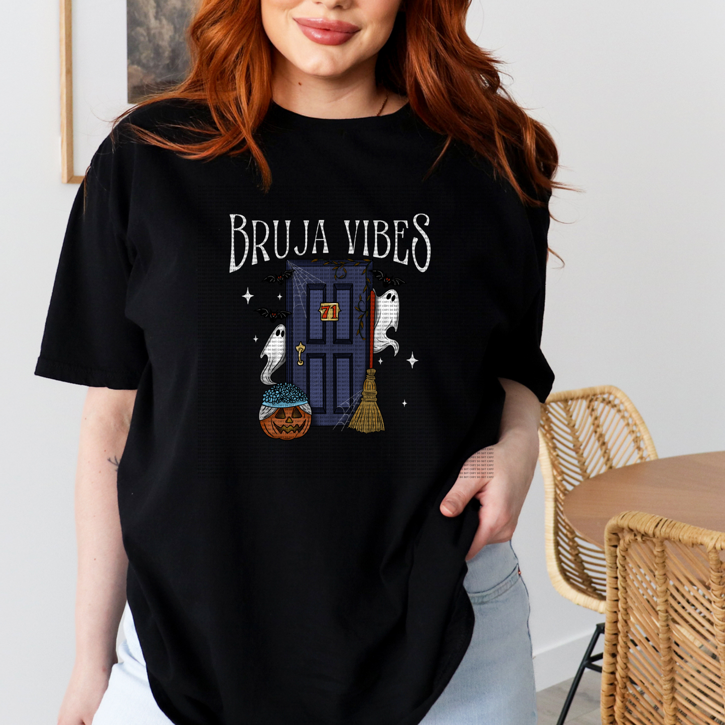 BRUJA VIBES UNISEX BLACK T-SHIRT