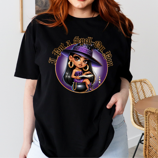 I PUT A SPELL ON YOU BLACK T SHIRT