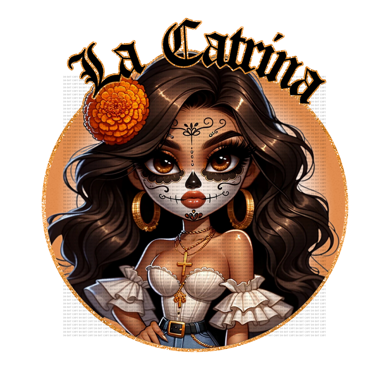 LA CATRINA CHICANA DTF TRANSFER